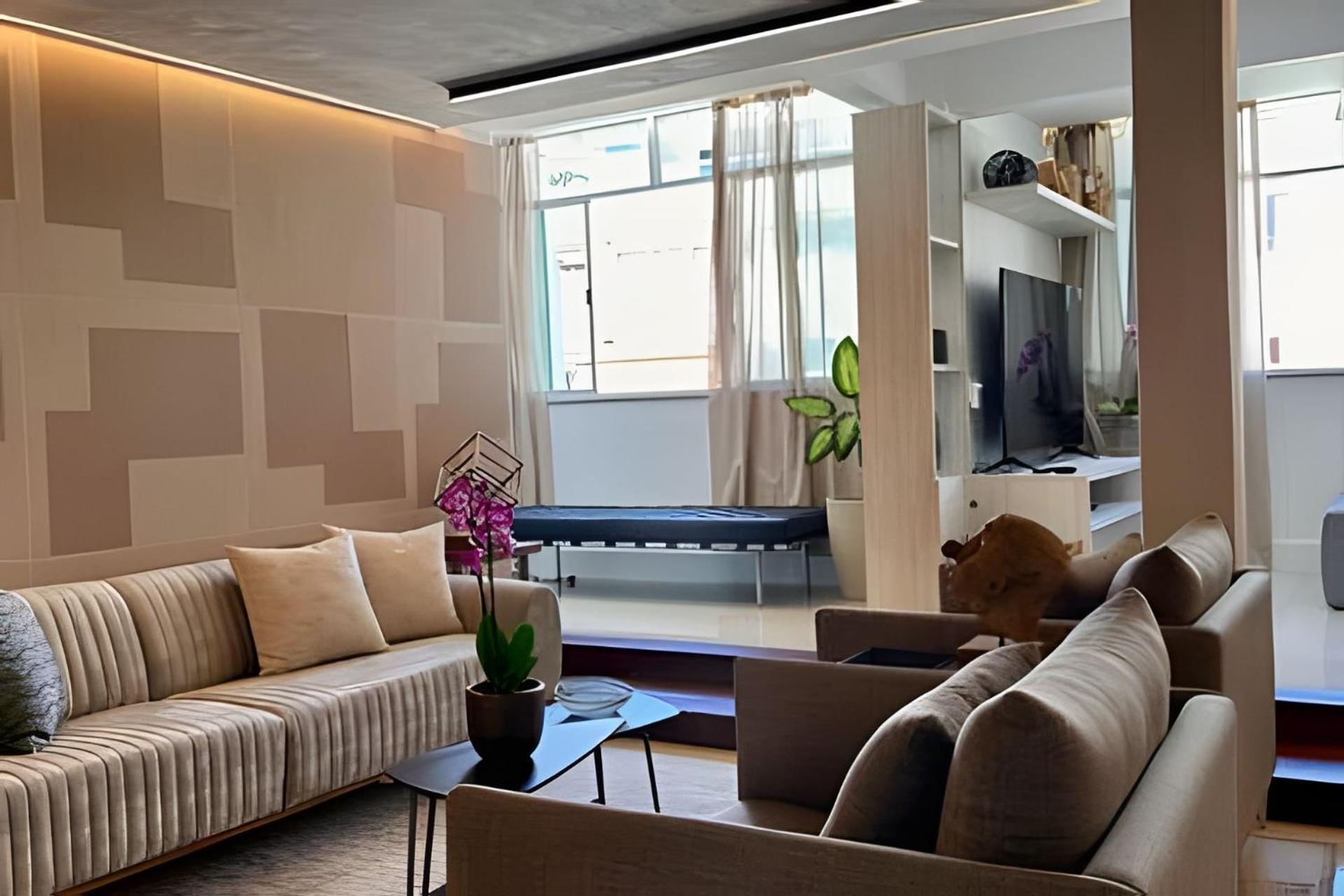 Top! Amplo E Elegante. 3 Quartos Em Copa Para 6 리오데자네이루 외부 사진
